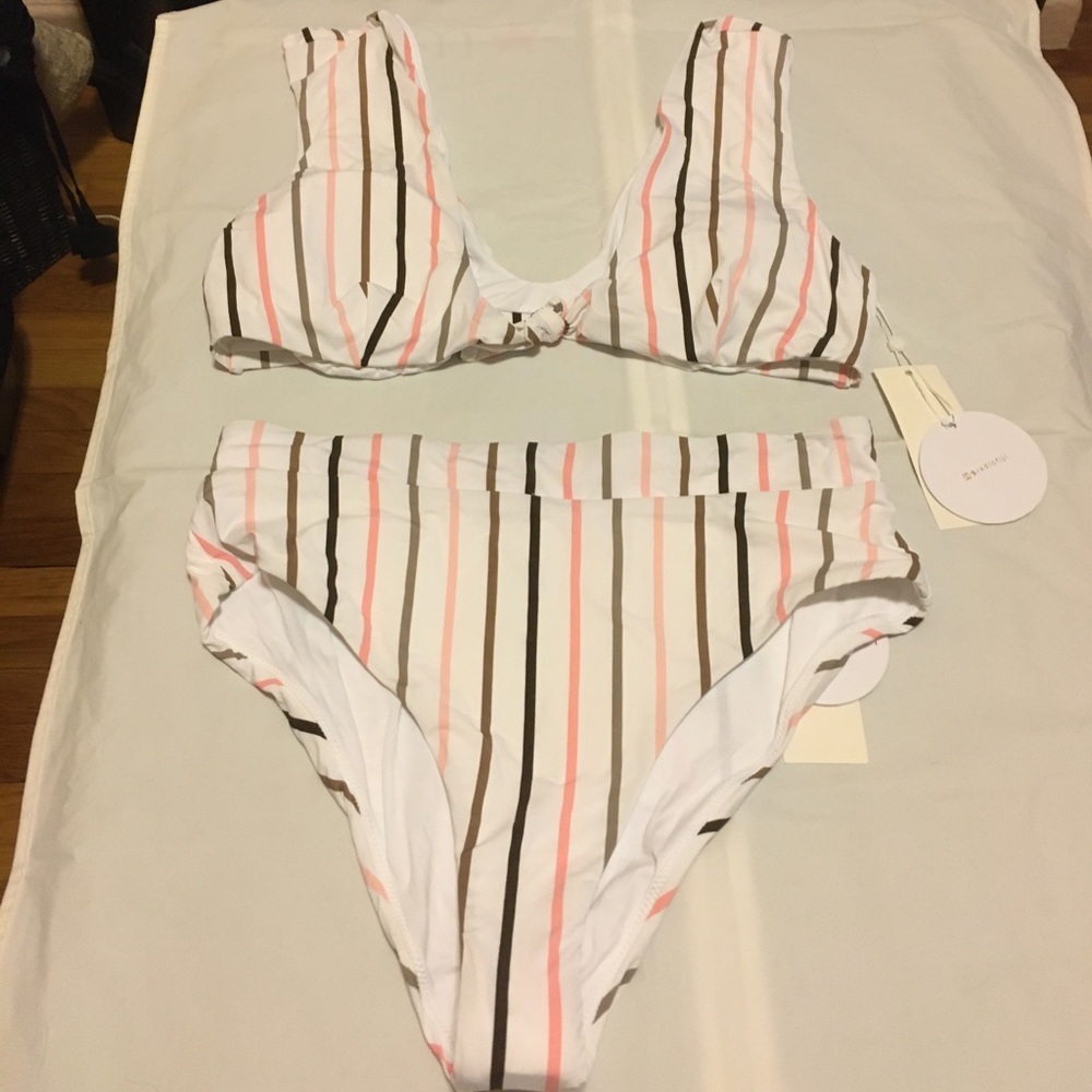 ADORABLE STRIPED BIKINI